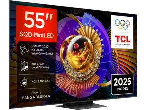 TCL 55"C7L 4K SQD-Mini LED;UHD 144Hz/288Hz FHD Google TV;B&O