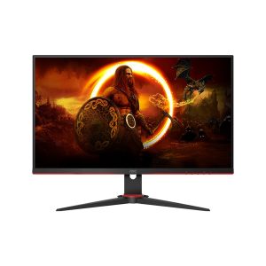 MONITOR AOC 24G2SPAE Gaming 23.8" 1920 x 1080 Full HD (1080p) 165Hz IPS 300 cd/m2 1 ms 2xHDMI VGA VGA DP zvučnici. black-red